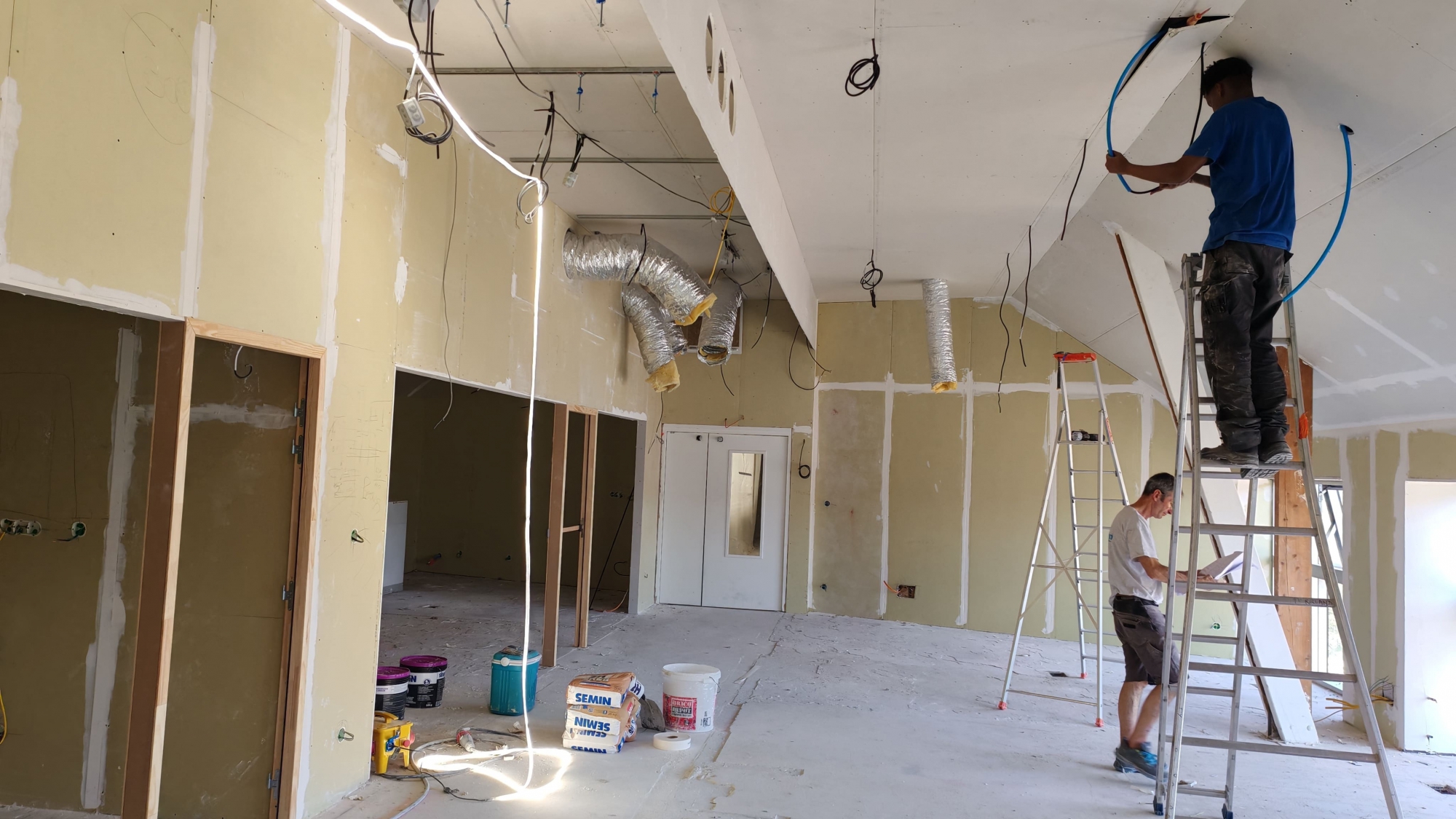 Aménagement intérieur des nouveaux bureaux