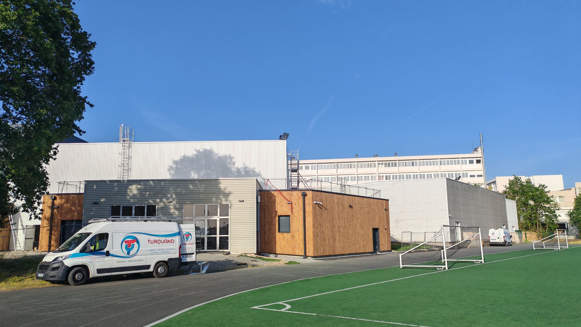 Vue d'ensemble du complexe sportif
