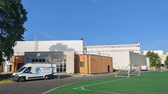 Vue d'ensemble du complexe sportif